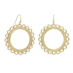 Stella & Ruby filigree hoop earrings